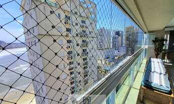 Imagem 5: Apartamento com sacada gourmet e vista mar,4 suítes, condomínio frente mar com lazer , AST