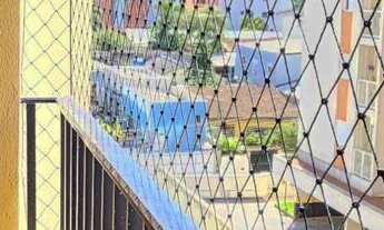 Imagem 2: Apartamento com sacada, 2 dormitórios sendo 1 suíte climatizada, lado bairro na praia da E