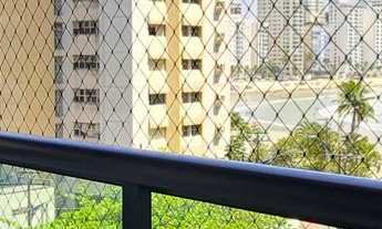 Imagem 3: Apartamento alto padrão com acesso a sacada vista mar, 3 dormitórios sendo 1 suíte climati