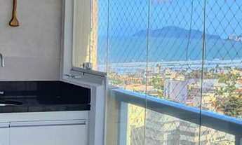 Imagem 7: Apartamento alto padrão com acesso a sacada gourmet com vista lateral do mar, 2 dormitório