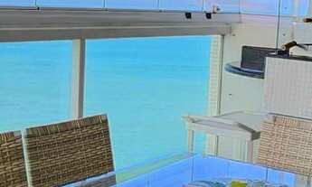 Imagem 4: Apartamento alto padrão com sacada ampla e vista para o mar, 3 suítes sendo 1 com acesso a