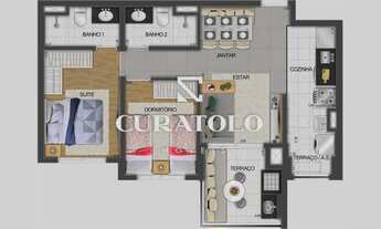 Imagem 4: Viva com estilo e modernidade: Seu novo lar de alto padrão em Perdizes com 2 Dorms, varand