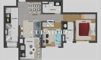 Imagem 3: Viva com estilo e modernidade: Seu novo lar de alto padrão em Perdizes com 2 Dorms, varand