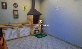 Imagem 7: Casa sobrado à venda no bairro Chácara Mafalda, com 3 quartos, 2 vagas e quintal com churr