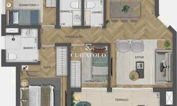 Imagem 4: Luxo e Sofisticação à Moda de Miami: Seu novo refúgio de alto padrão no Tatuapé 3 Dorms 2