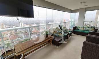 Imagem 3: Apartamento Alto Padrão de 155m² com Varanda Gourmet, 3 Suítes e 3 Vagas para venda no con