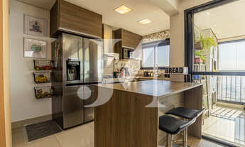 Imagem 4: Apartamento de 105m², Varanda Gourmet, 3 Dormitórios, 1 Suíte e 2 Vagas no Condomínio Helb