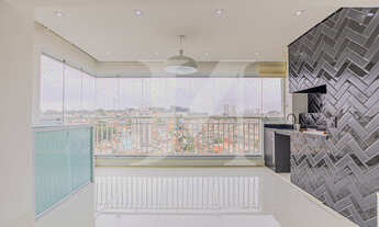 Imagem 4: Apartamento de 82m² com Varanda Gourmet, 2 Dormitórios, 1 Suíte, 2 Vagas e 1 Depósito no C