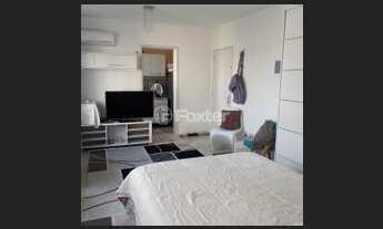 Imagem 2: Apartamento 1 quarto semi-mobiliado com vaga coberta rotativa ficam os moveis fixos