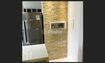 Imagem 4: Apartamento 3 quartos sendo uma suite com lareira e split cozinha americana e churrasquei