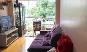 Imagem 1: Apartamento de 3 (três) quartos, semi-mobiliado, sacada integrada, com vaga no bairro Chác