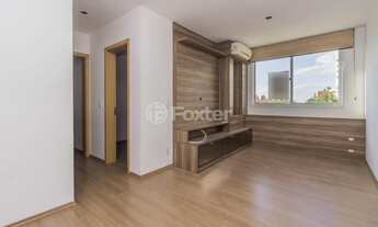 Imagem 1: Apartamento de 2 (dois) quartos, semi-mobiliado, andar alto, com vaga, a venda no bairro J