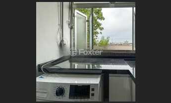 Imagem 6: Apartamento 1 quarto com cozinha americana vista ampla e área de serviço separada