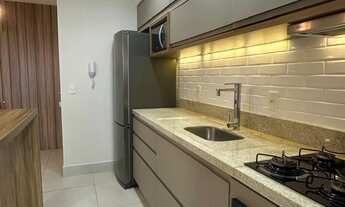 Imagem 5: Apartamento de dois dormitorios suite sacada com churrasqueira a carvão mobiliado