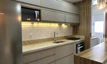 Imagem 4: Apartamento de dois dormitorios suite sacada com churrasqueira a carvão mobiliado