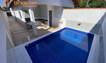 Imagem 2: Casa nova 3 dormitórios com piscina, Campos Elíseos - Itanhaém