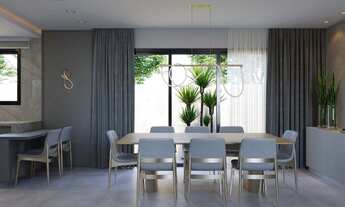 Imagem 5: Casa em Condomínio Fechado em Santa Felicidade, 3 suítes, 2 vagas, Ático com churrasqueira