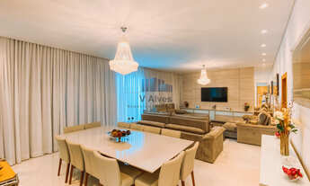 Imagem 4: Casa linear com 375m² de área construída, 4 quartos, piscina e alto padrão de acabamento