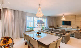 Imagem 5: Casa linear com 375m² de área construída, 4 quartos, piscina e alto padrão de acabamento