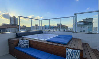 Imagem 1: Cobertura com 2 quartos sendo 01 suíte, 2 vagas paralelas. À venda, no bairro Sagrada Fam