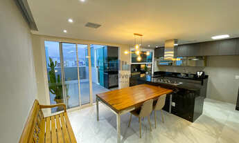 Imagem 4: Cobertura de altíssimo padrão, 2 quartos amplos, hidromassagem, cozinha gourmet e uma vist