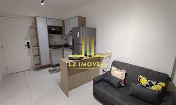 Imagem 3: BLUE BARRA - 1/4 E SALA - VISTA MAR - ANDAR ALTO