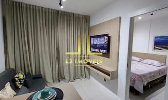 Imagem 2: BLUE BARRA - 1/4 E SALA - VISTA MAR - ANDAR ALTO