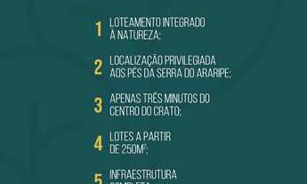 Imagem 7: Loteamento Morada dos Ipês, Bairro Lameiro em Crato-CE