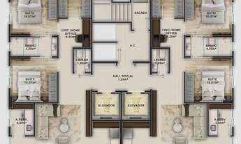 Imagem 4: Apto 3 suíte no centro de Piçarras