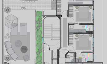 Imagem 7: Apto giardino amplo com vista mar