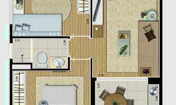 Imagem 2: Apartamento-Alto-Padrao-para-Venda-em-Vila-Mariana-Sao-Paulo-SP, 2 dormitórios na Rua Fran