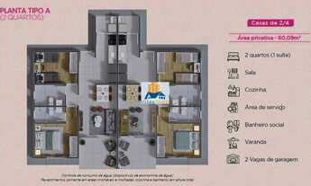 Imagem 3: Casas com dois e três quartos a venda em GUARAJUBA - MONTE GORDO!!