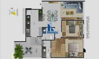 Imagem 2: Apartamento Alto Padrão de 2 quartos com suíte e lazer no bairro Castelo - Belo Horizonte