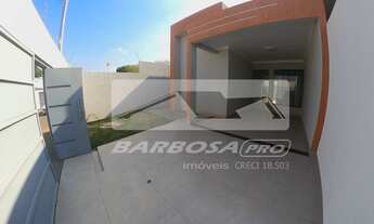 Imagem: Casa nova 3 quartos com churrasqueira para