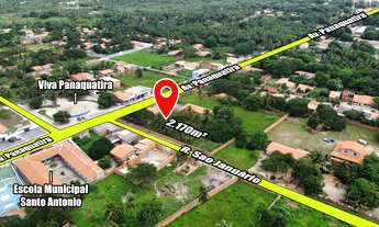 Imagem 2: Terreno de 2.170m², de esquina com casa de 3 quartos em Panaquatira, São José de Ribamar