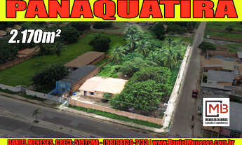 Imagem: Terreno de 2.170m², de esquina com casa