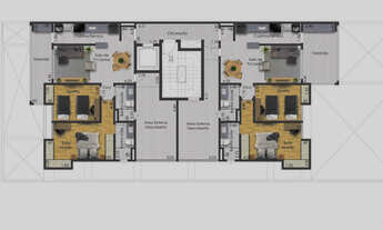 Imagem 4: Apartamento garden 2 quartos sendo 1 suíte com 100m² no bairro Cascatinha por R$590.000,00