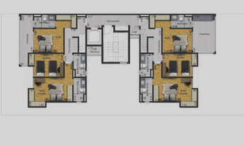 Imagem 5: Cobertura 3 quartos sendo 2 suítes com 168m² no bairro Cascatinha