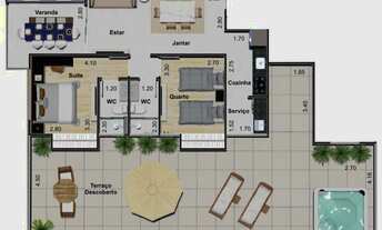 Imagem: Apartamento garden 2 quartos no bairro Granbery
