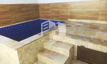 Imagem: Casa com piscina a instantes do mar