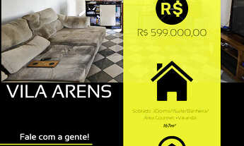 Imagem: Sobrado 167m² c / 3 Dorms/ 1 suíte Banheira/Churrasqueira