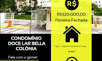 Imagem: Porteira Fechada Apto de 45m²c/ 2 dorms