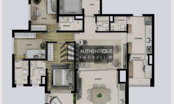 Imagem 6: SQUARE GARDEN CAMPO BELO - Apartamento à venda em São Paulo/SP