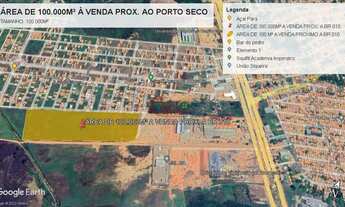 Imagem: Área de 100.000m² próximo a BR 010
