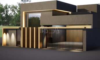 Imagem: Casa Moderna com 3 Quartos, sendo 2 suítes