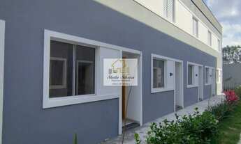 Imagem 2: Sobrado novo em condomínio, 2 quartos, sala, cozinha, quintal e 1 vaga