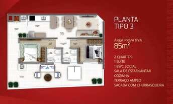 Imagem 5: Apartamento de Cobertura à Venda em Caiobá Lançamento