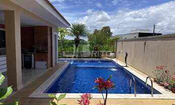 Imagem 4: Mansão no Alphaville Litoral Norte 2 – 4 Suítes com Closet, Energia Solar e Suíte Master d