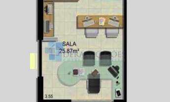 Imagem 5: Sala comercial nova com área privativa de 28 m²