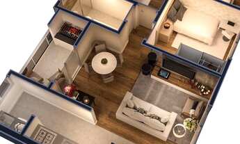 Imagem 2: Apartamento 2 dormitórios com ou sem suíte em final de construção